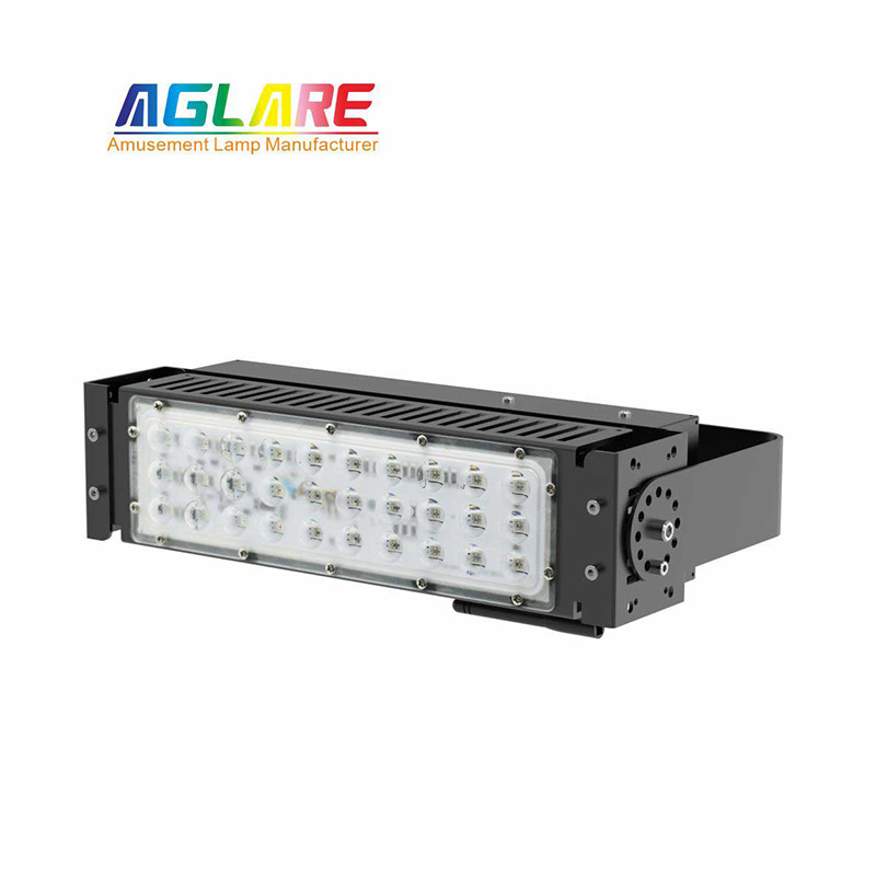 LED彩色投光灯 带？50W变色RGB泛光灯