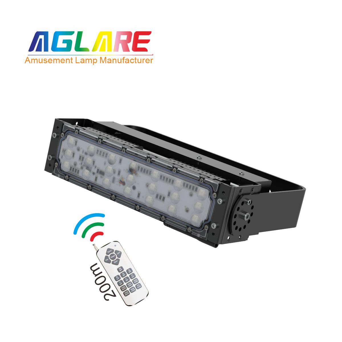 50W LED彩色投光灯带？仄